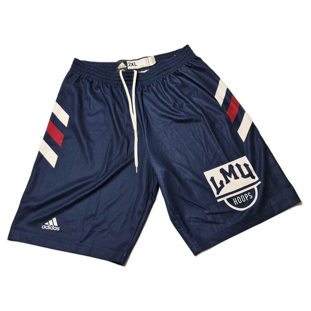 adidas LMU Hoops Basketball Shorts 2XL Player Issued +2 Length Team Lions NWOT